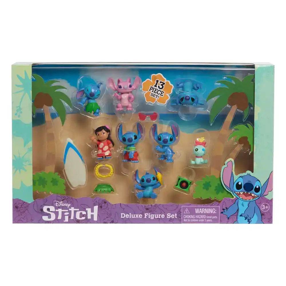 Lilo & Stitch Minifiguren 8er-Pack Stitch Deluxe Figure Set 7 cm - Smalltinytoystore