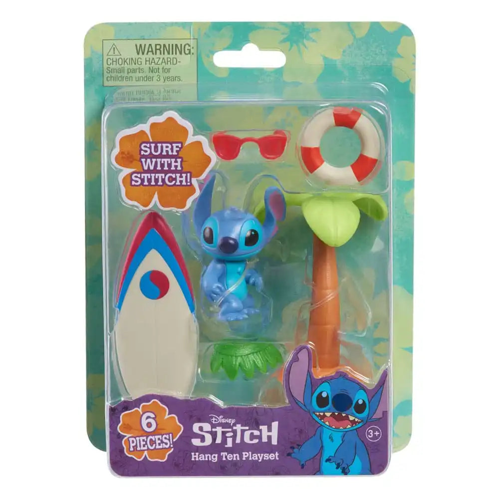 Lilo & Stitch Minifiguren Playset Hang Ten Stitch 7 cm - Smalltinytoystore