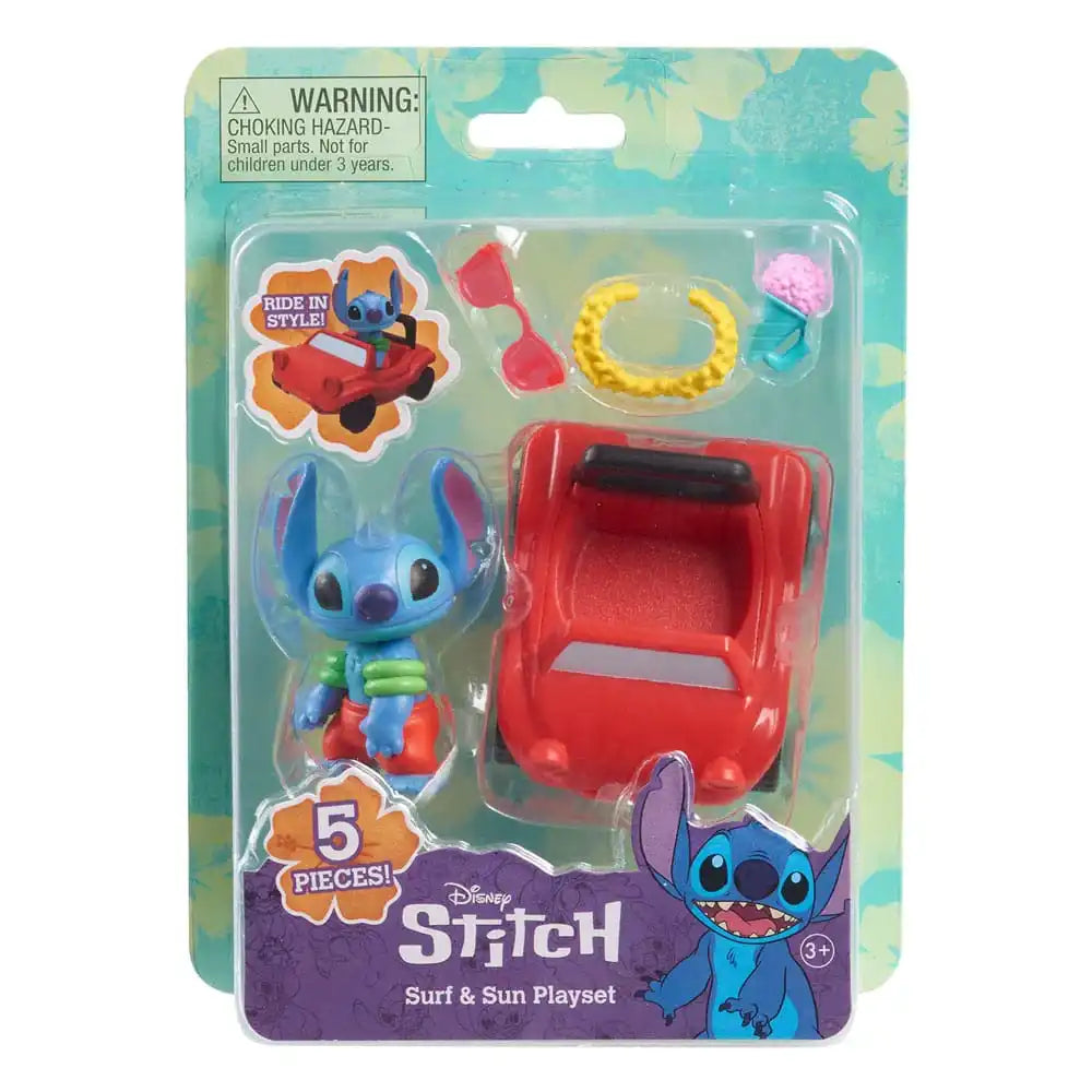 Lilo & Stitch Minifiguren Playset Surf & Sun Stitch 7 cm - Smalltinytoystore