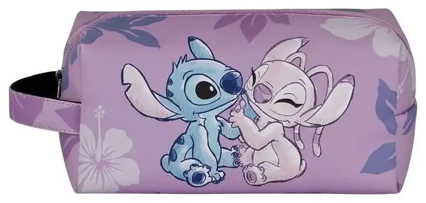 Lilo & Stitch Plus Brick Travel Kulturbeutel Stitch & Angel Pink
