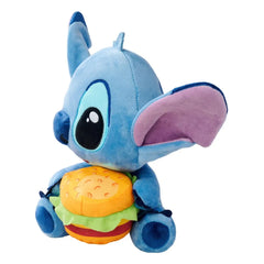 Lilo & Stitch Plüschfigur Stitch mit Burger 25 cm - Smalltinytoystore