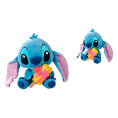 Lilo & Stitch Plüschfigur Stitch mit Eis am Stiel 25 cm - Smalltinytoystore