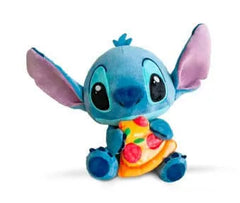 Lilo & Stitch Plüschfigur Stitch mit Pizza 25 cm - Smalltinytoystore