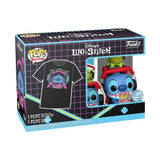 Lilo & Stitch POP! & Tee Vinyl Figur & T-Shirt Set Gmr Stitch w/frog - Smalltinytoystore