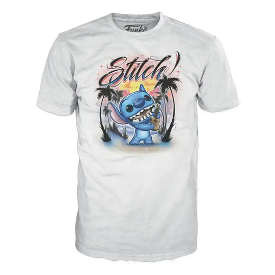 Lilo & Stitch POP! & Tee Vinyl Figur & T-Shirt Set Ukelele Stitch (FL) Größe L