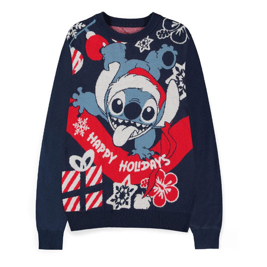 Lilo & Stitch Pullover Stitch Santa (Christmas Jumper) Größe L - Smalltinytoystore