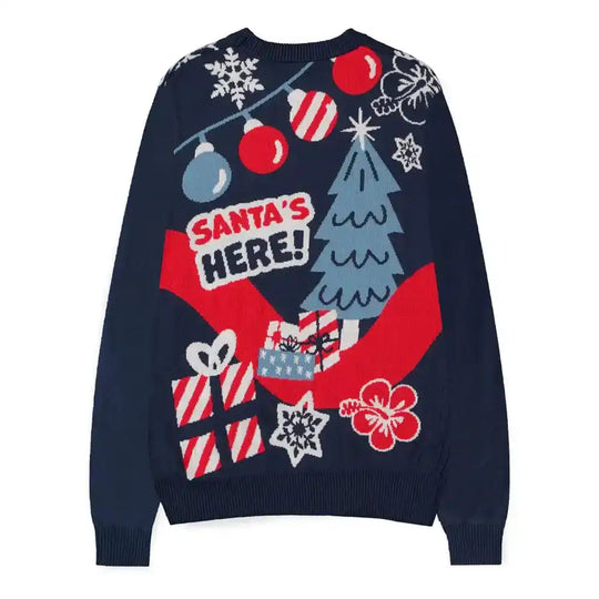 Lilo & Stitch Pullover Stitch Santa (Christmas Jumper) Größe XL - Smalltinytoystore