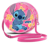 Lilo & Stitch Round Umhängetasche Cute Pink