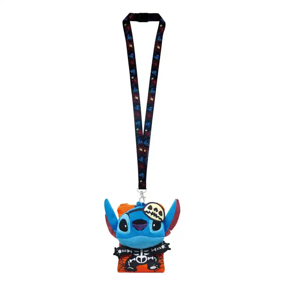 Lilo & Stitch Schlüsselband Stitch Skeleton mit Kartenhaltertasche - Smalltinytoystore