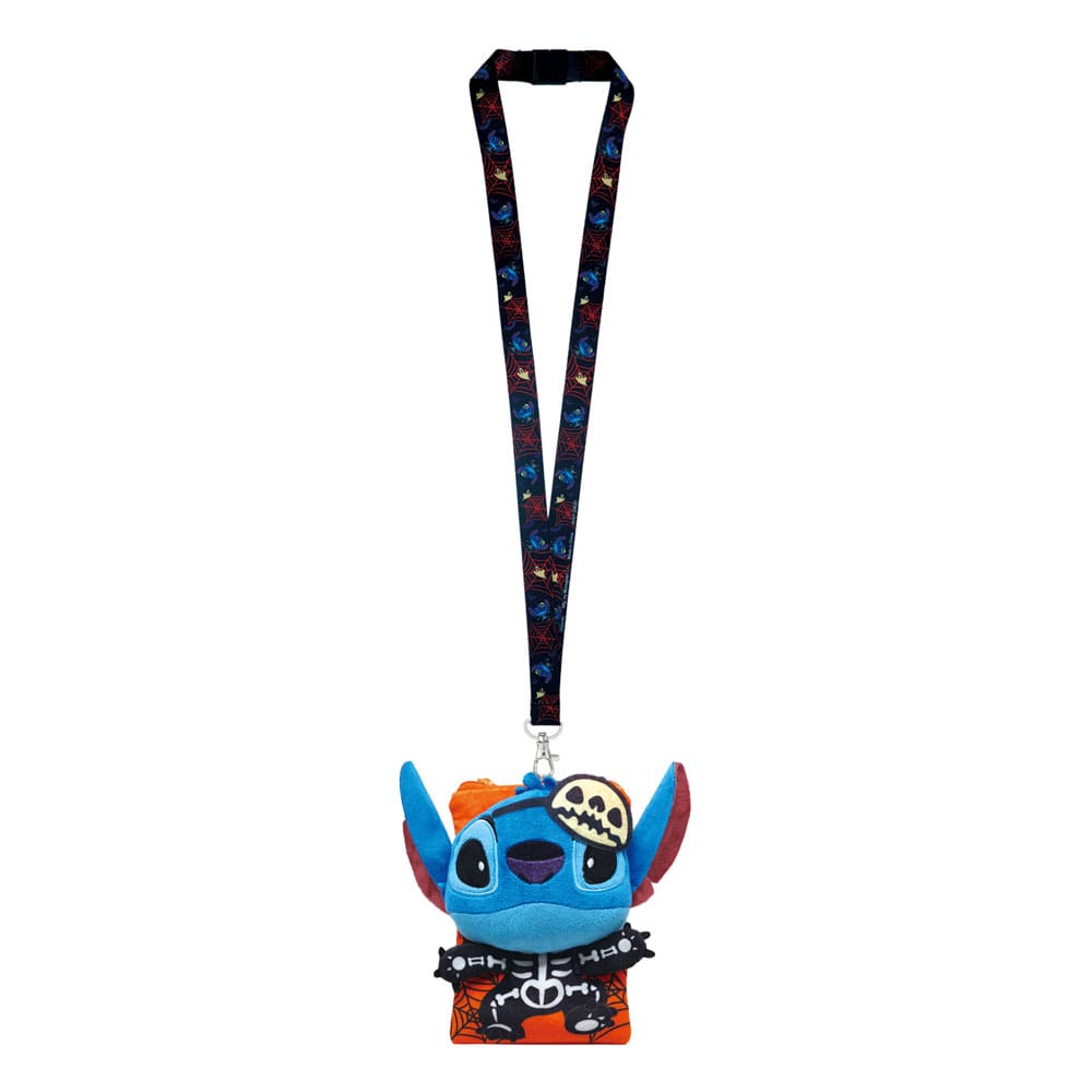 Lilo & Stitch Schlüsselband Stitch Skeleton mit Kartenhaltertasche - Smalltinytoystore