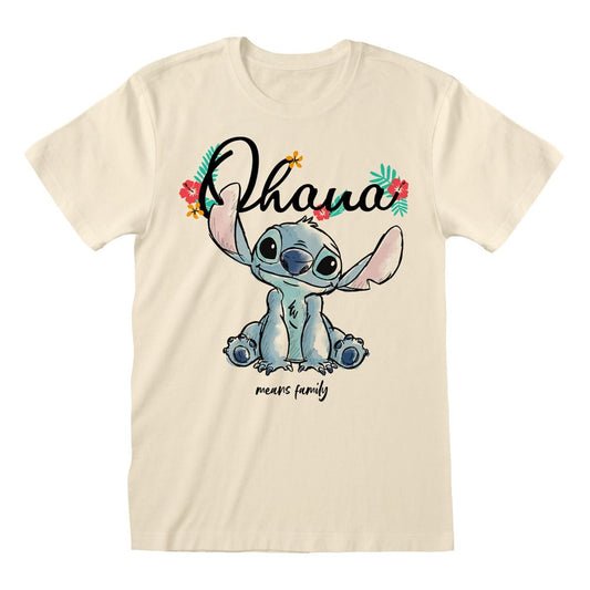 Lilo & Stitch T-Shirt Ohana Means Family Größe L - Smalltinytoystore