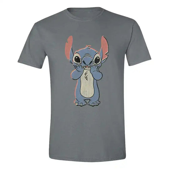 Lilo & Stitch T-Shirt Stitch Excited Größe XL - Smalltinytoystore