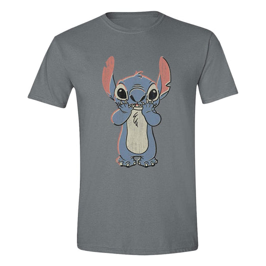 Lilo & Stitch T-Shirt Stitch Excited Größe XL - Smalltinytoystore