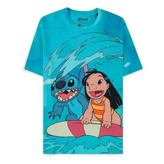 Lilo & Stitch T-Shirt Surf Together - Smalltinytoystore