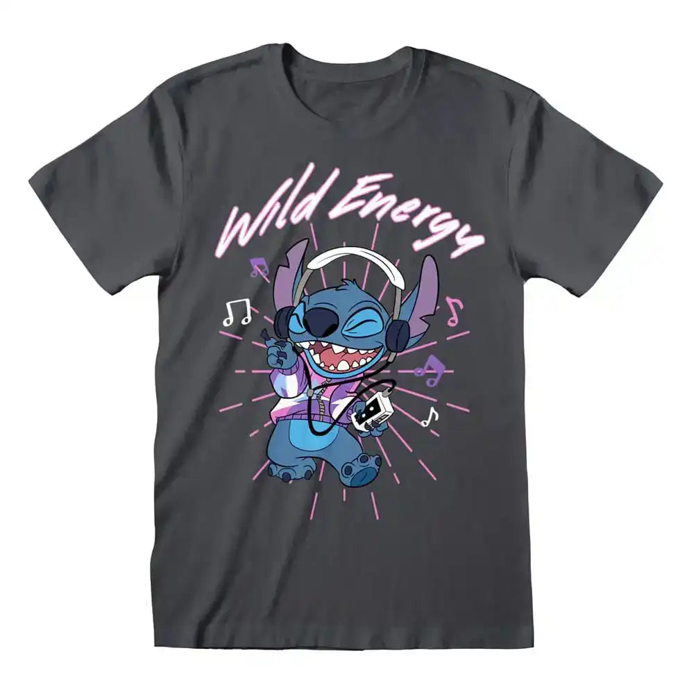 Lilo & Stitch T-Shirt Wild Energy Größe M - Smalltinytoystore