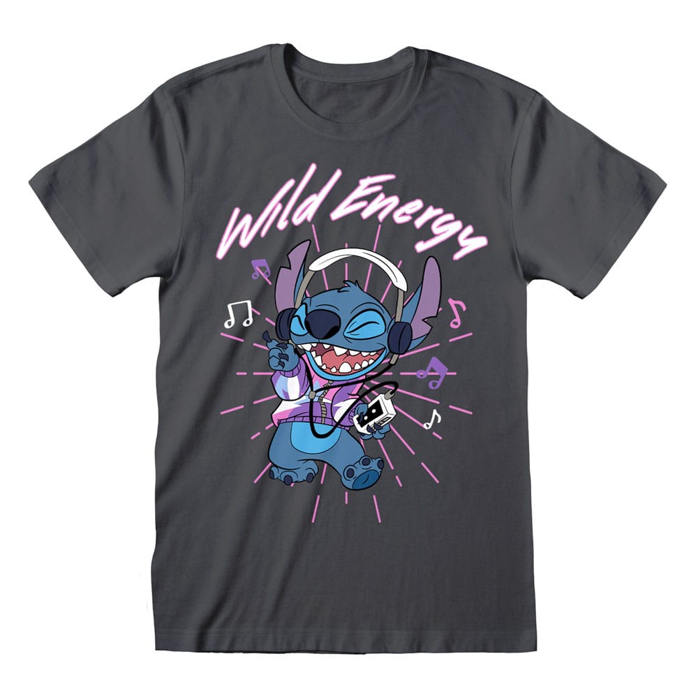 Lilo & Stitch T-Shirt Wild Energy Größe M - Smalltinytoystore