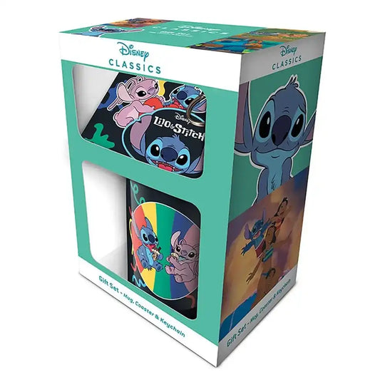 Lilo & Stitch Tasse, Untersetzer und Schlüsselanhänger You´re my Fave - Smalltinytoystore