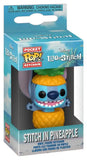 Lilo&Stitch POP! Vinyl Schlüsselanhänger 4 cm Stitch in pineapple Display (12)