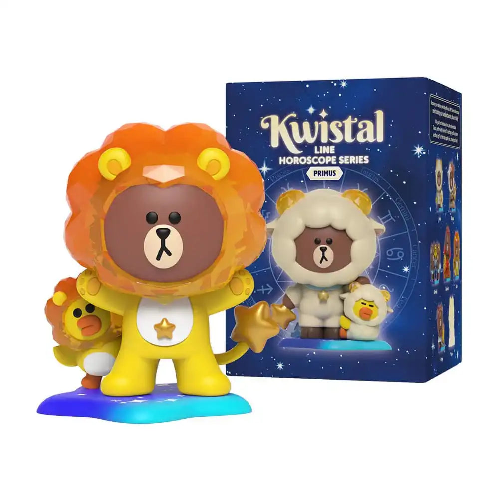 Line Friends Kwistal Blind Box Horoscope Series 1 Display (6) - Smalltinytoystore