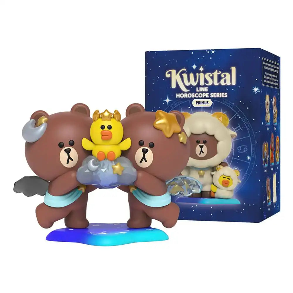 Line Friends Kwistal Blind Box Horoscope Series 1 Display (6) - Smalltinytoystore
