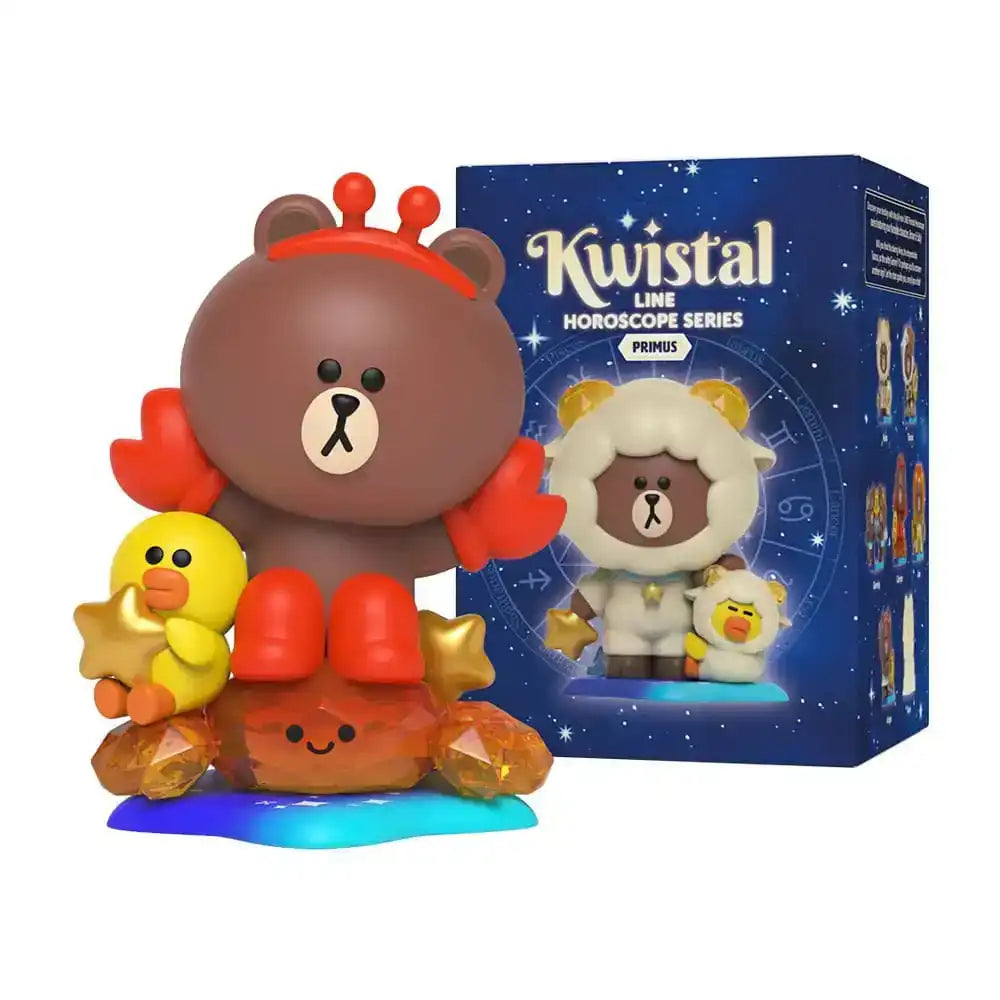 Line Friends Kwistal Blind Box Horoscope Series 1 Display (6) - Smalltinytoystore