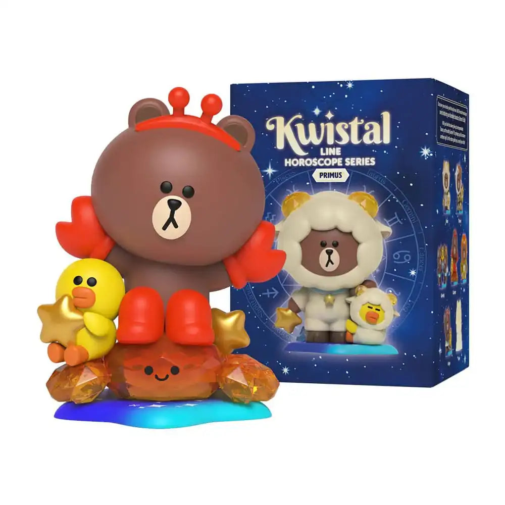 Line Friends Kwistal Blind Box Horoscope Series 1 Display (6) - Smalltinytoystore