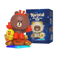 Line Friends Kwistal Blind Box Horoscope Series 1 Display (6) - Smalltinytoystore