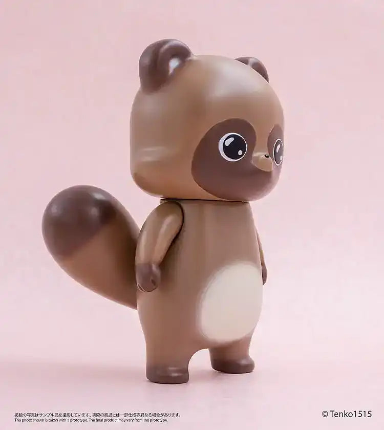 Little Fox with Two Tails Vinyl Figur Chibi Creature Ponkichi 15 cm - Smalltinytoystore