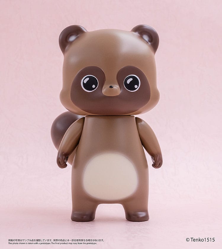 Little Fox with Two Tails Vinyl Figur Chibi Creature Ponkichi 15 cm - Smalltinytoystore