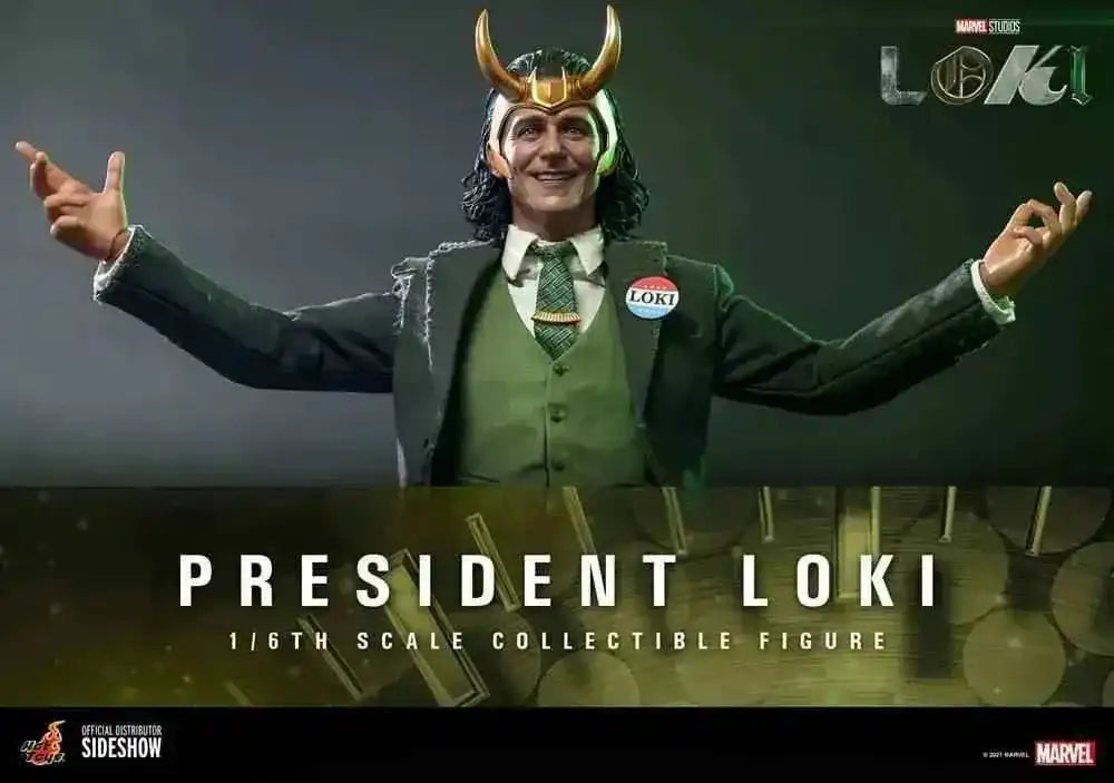Loki 1/6 Presid t Loki 31 cm HOT TOYS - Smalltinytoystore