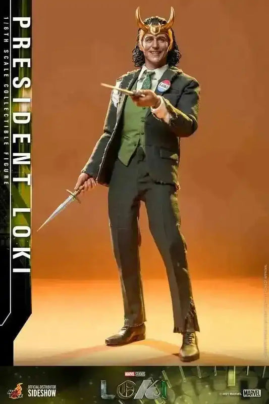 Loki 1/6 Presid t Loki 31 cm HOT TOYS - Smalltinytoystore