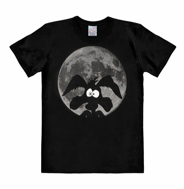 Looney Tunes Easy Fit T-Shirt Coyote - Moon Größe S - Smalltinytoystore