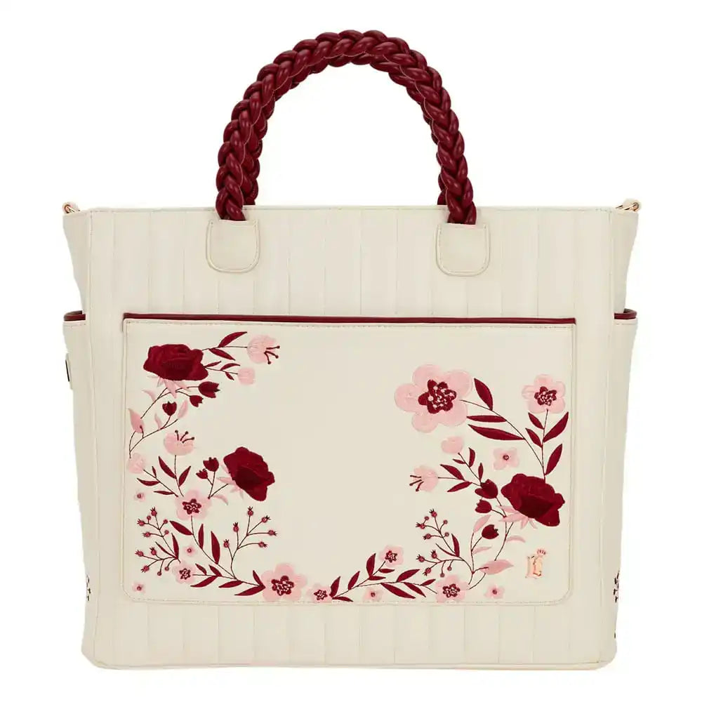 Loungefly Umhängetasche Figural Cream & Red Floral