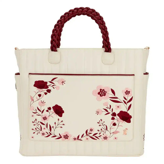 Loungefly Umhängetasche Figural Cream & Red Floral