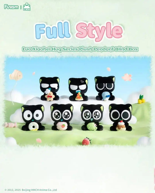 Luo Xiaohei Blind Box Minifiguren Hug Plush Pendant Series 10 cm Display (6 )