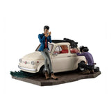Lupin III PVC Statue Lupin the Gallery Punk at Dawn 9 cm - Smalltinytoystore
