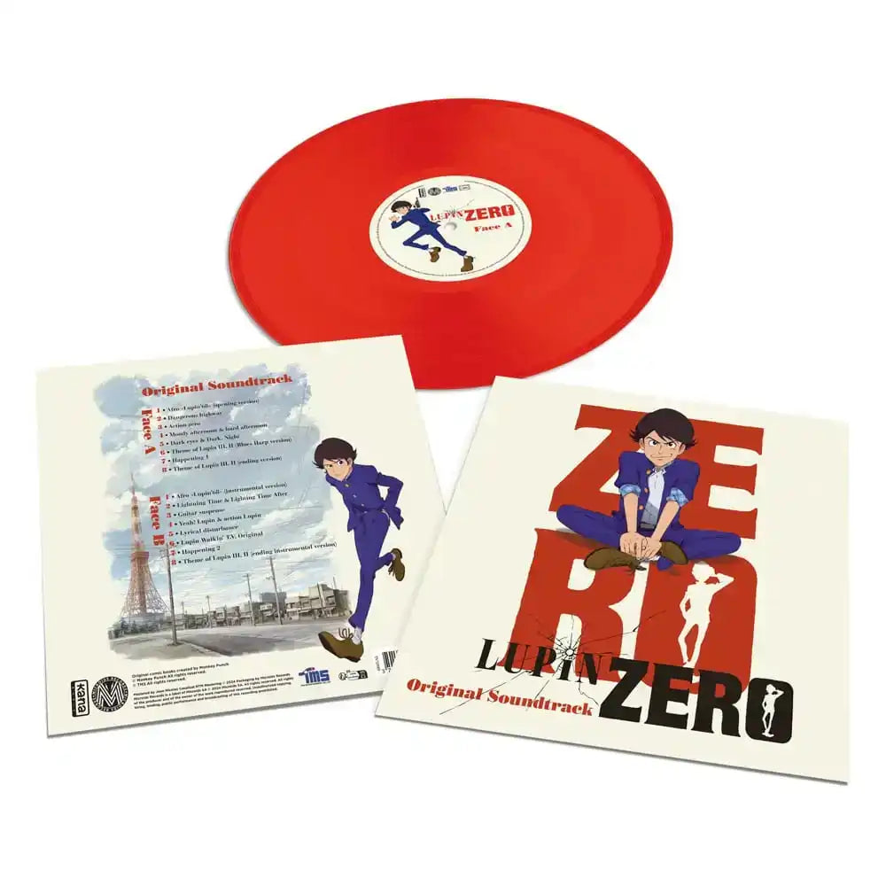 Lupin Zero Best Selection Track Vinyl Rot - Smalltinytoystore