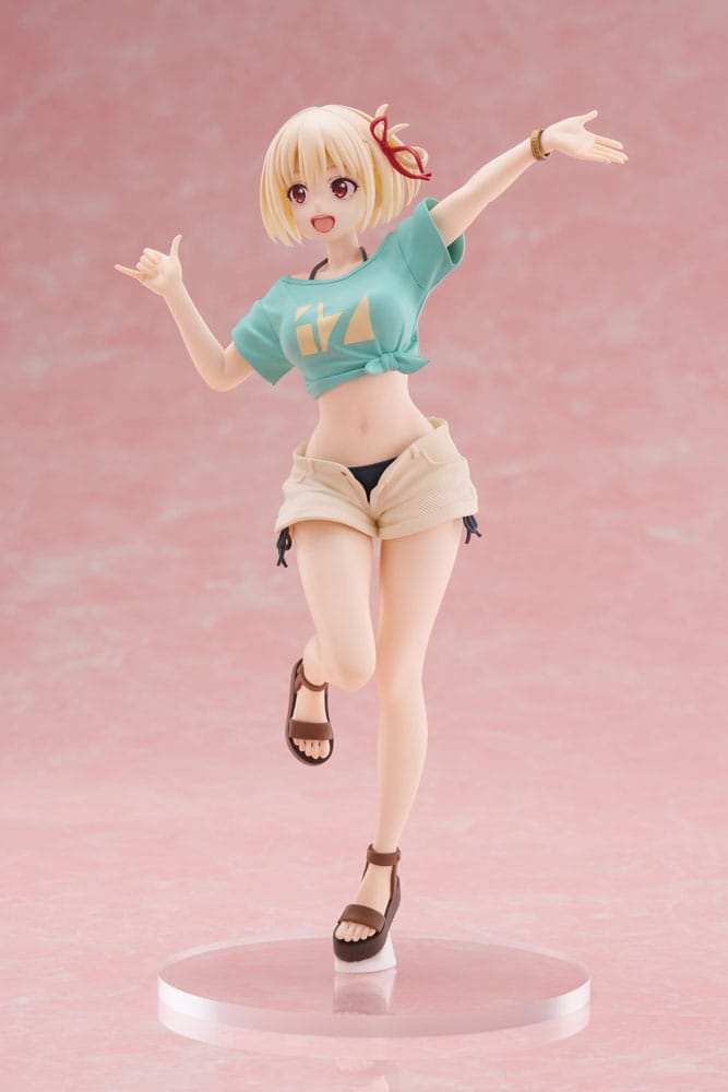 Lycoris Recoil Coreful PVC Statue Chisato Nishikigi Hawaiian Ver. 18 cm - Smalltinytoystore
