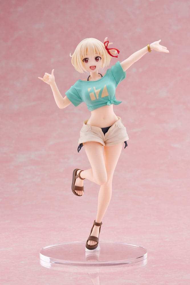 Lycoris Recoil Coreful PVC Statue Chisato Nishikigi Hawaiian Ver. 18 cm - Smalltinytoystore