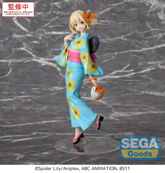 Lycoris Recoil Luminasta PVC Statue Chisato Nishikigi Festival in Yukata 19 cm - Smalltinytoystore
