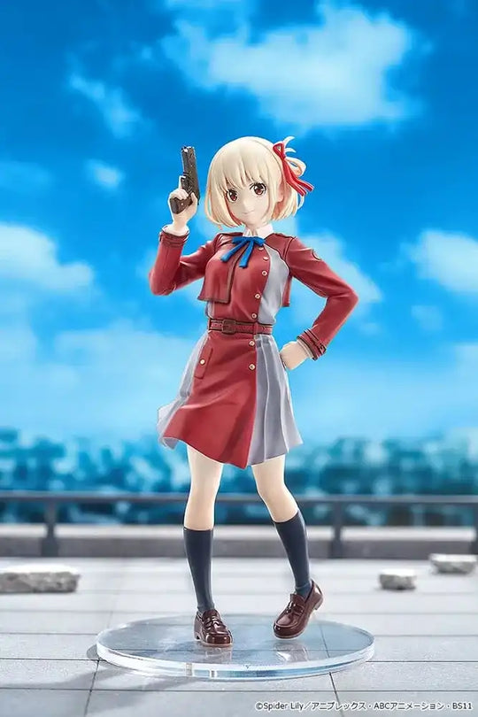 Lycoris Recoil Pop Up Parade PVC Statue Chisato Nishikigi 18 cm - Smalltinytoystore