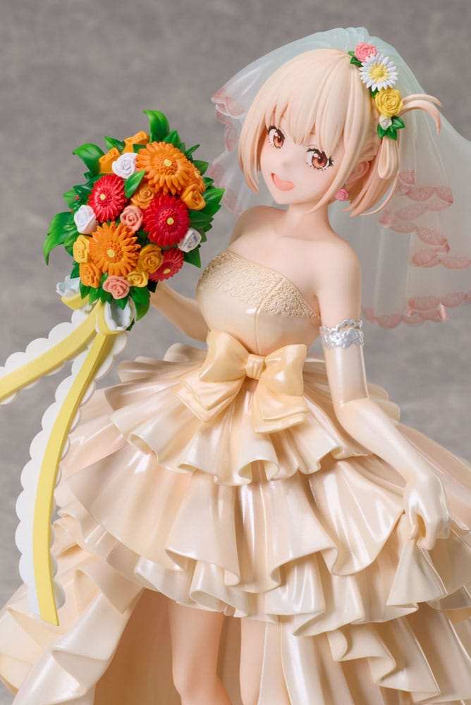 Lycoris Recoil PVC Statue 1/7 Chisato Nishikigi Wedding dress Ver. 26 cm - Smalltinytoystore