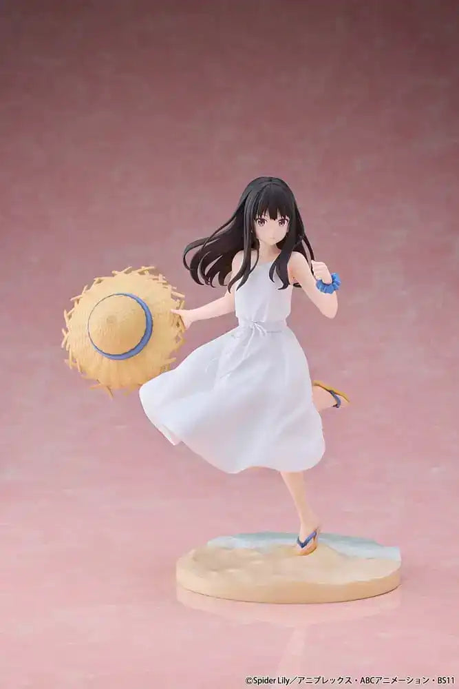 Lycoris Recoil PVC Statue 1/7 Takina Inoue White Dress Ver. 23 cm - Smalltinytoystore