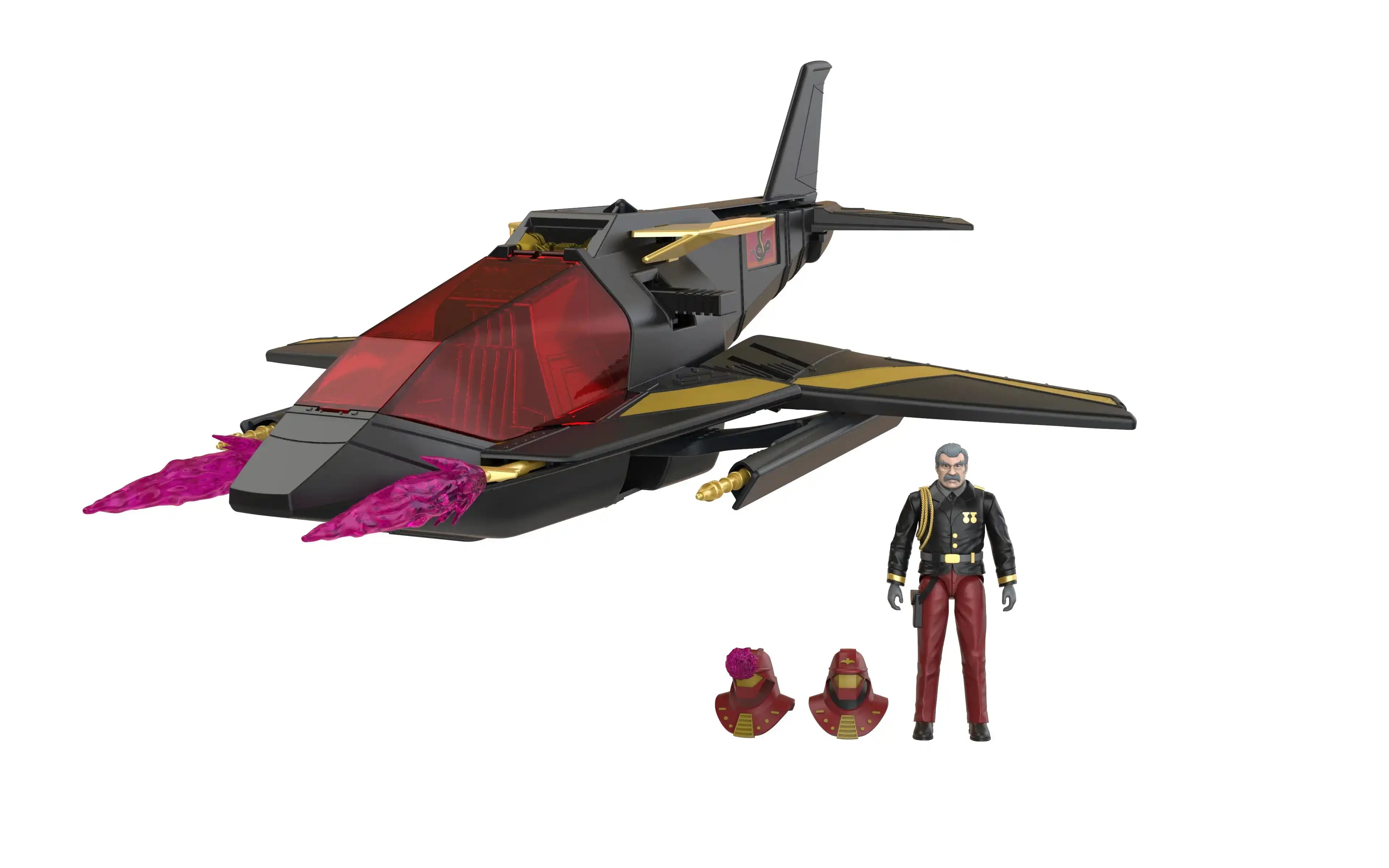 M.A.S.K. 40TH EDITION BLACK & GOLD COLLECTION HIGH TECH HELICOPTER THE LOYAL SUBJECTS