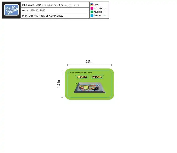 M.A.S.K. Actionfigur mit Fahrzeug Vehicle Condor The Loyal Subjects