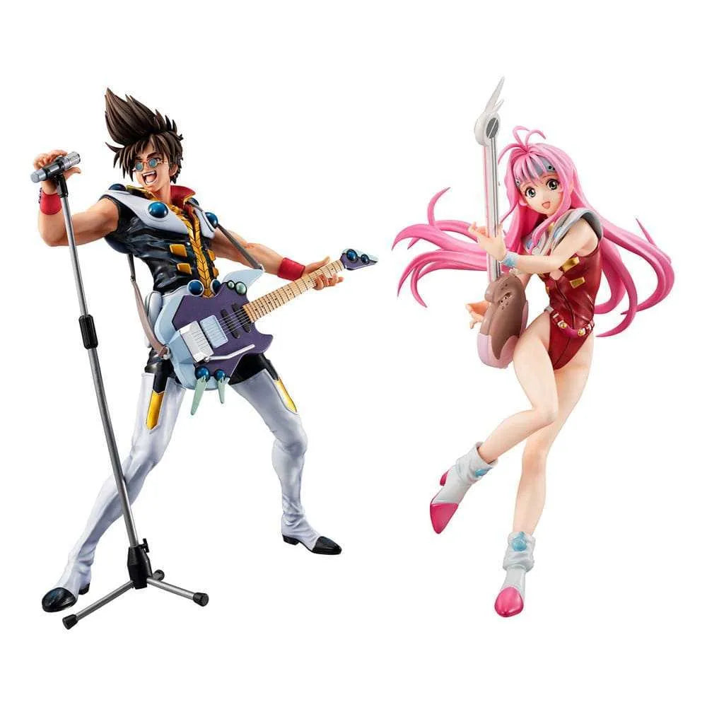 Macross 7 PVC Statue Fire Bomber Live Stage 23 cm - Smalltinytoystore