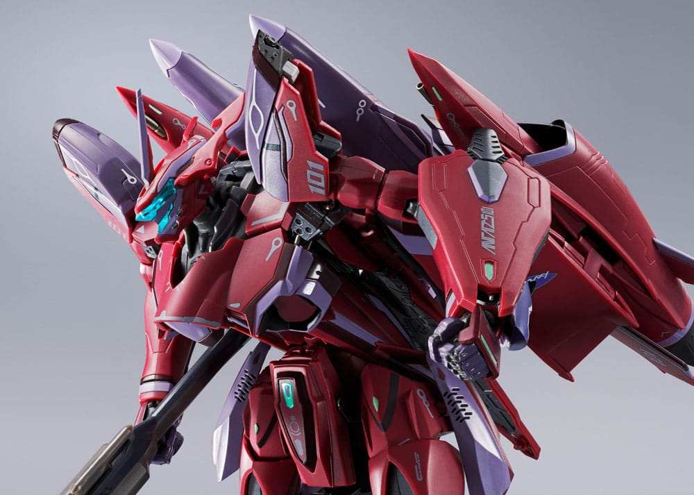 Macross Frontier DX Chogokin Actionfigur VF-27 Gamma SP Super Lucifer Valkyrie Brera Sterne use Revival Ver. 25 cm - Smalltinytoystore