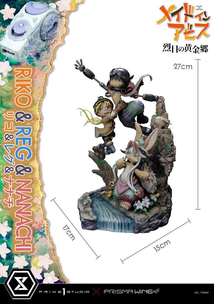 Made in Abyss Statue Riko, Reg & Manachi 27 cm - Smalltinytoystore