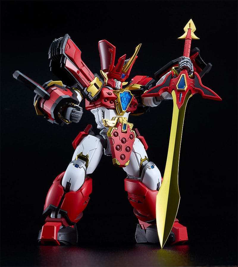 Mado King Granzort Moderoid Plastic Model Kit King's Style Granzort Gold Edition 18 cm - Smalltinytoystore