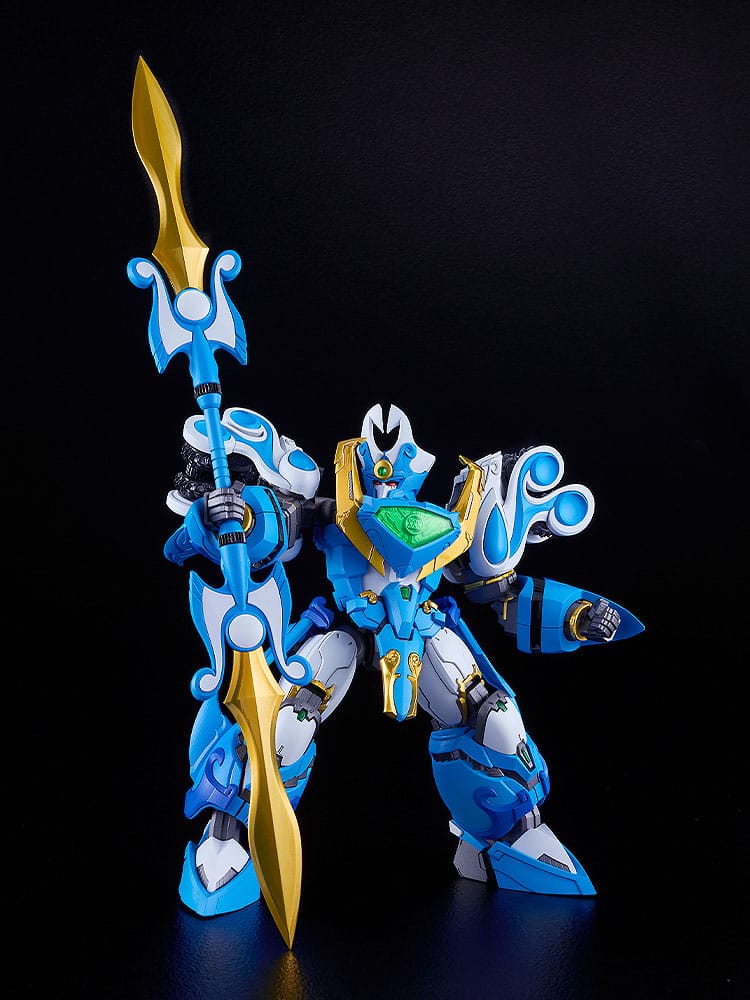 Mado King Granzort Moderoid Plastic Model Kit King´s Style Aquabeat Gold Edition 18 cm - Smalltinytoystore